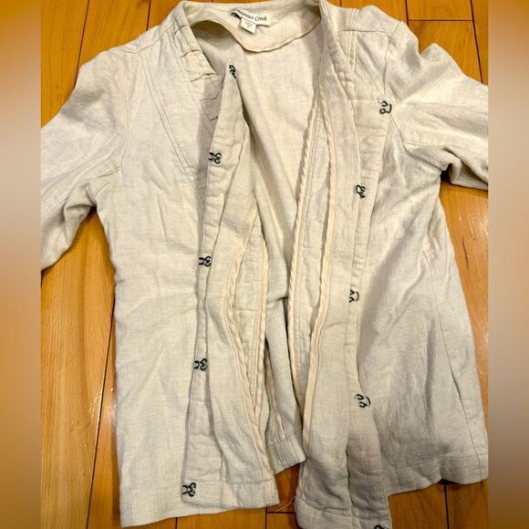 Coldwater creek linen jacket - Picture 4 of 9